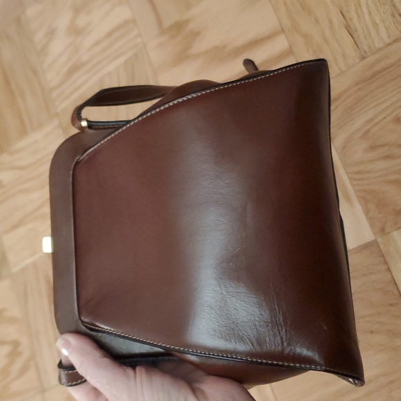 Vintage GoldPfeil Leather Crossbody/Shoulder Bag - Picture 7 of 8